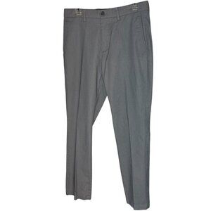 Old Navy Men's 32X32 Ultimate Straight‎ Pants Gray Built In Flex Casual Stretch